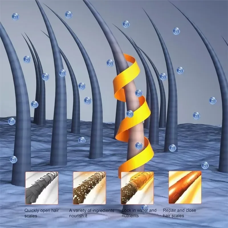 

Многофункциональный паровой пистолет 1300 Вт с синим светом, нано-отпариватель для волос, паровой распылитель для салонов красоты, инструмент для глубокого кондиционирования и укладки волос