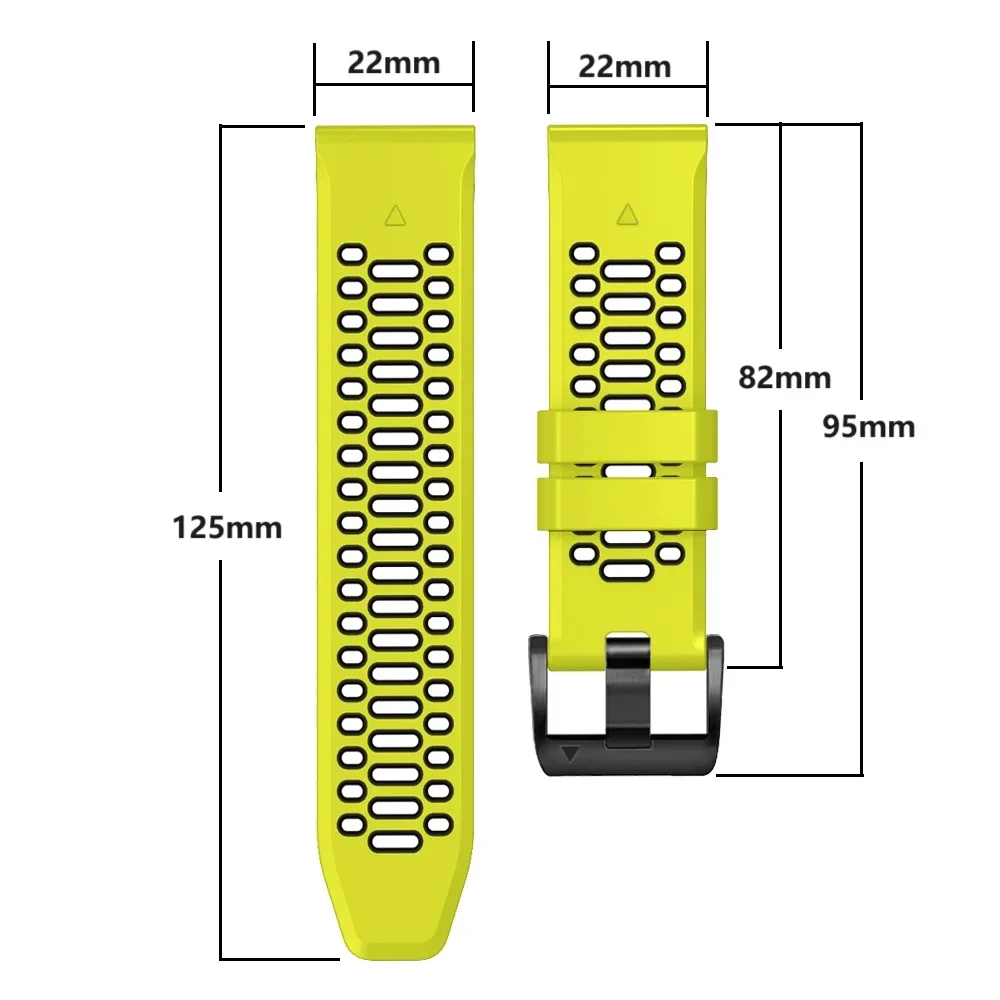 QuickFit 26mm 22mm Watch Band For Garmin Fenix 7 7X 6 6X/Epix Pro/Forerunner 965 955 945/Descent G1/MARQ/instinct Silicone Strap