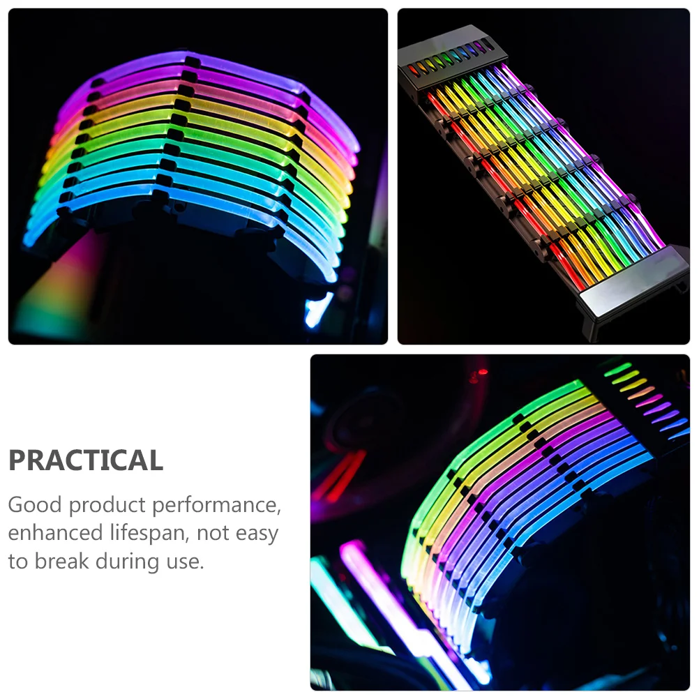 3Pin Argb تمديد كابل كابل Rgb ل 5 فولت عنونة قطاع مزامنة Atx Matx حالات مع محول التيار الكهربائي الكمبيوتر