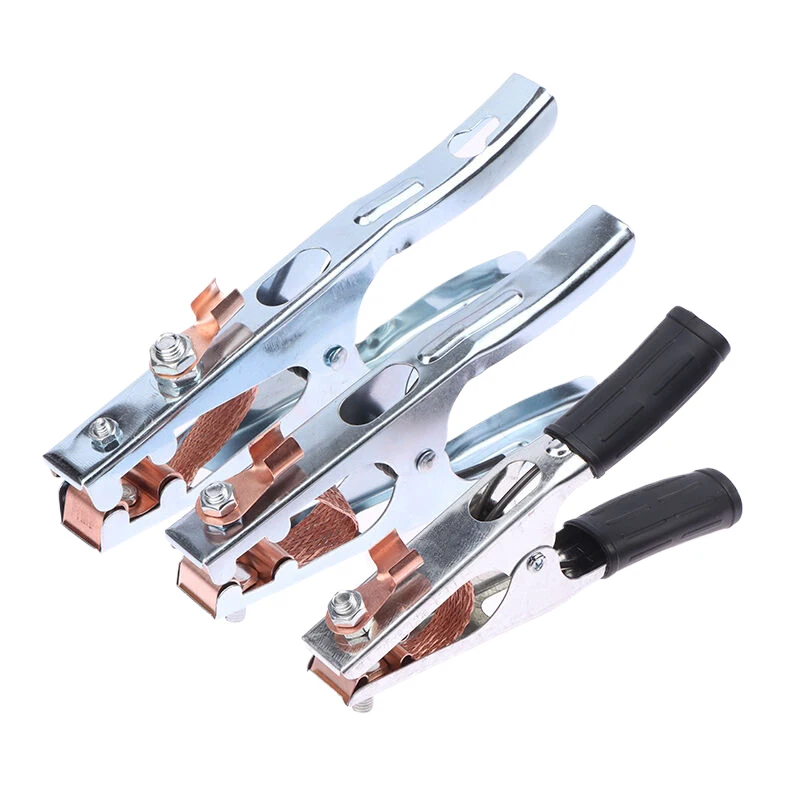800A-1000A Electroplated Ground Clamp for Welding, 1PC Copper Earth Clip for Manual Welder