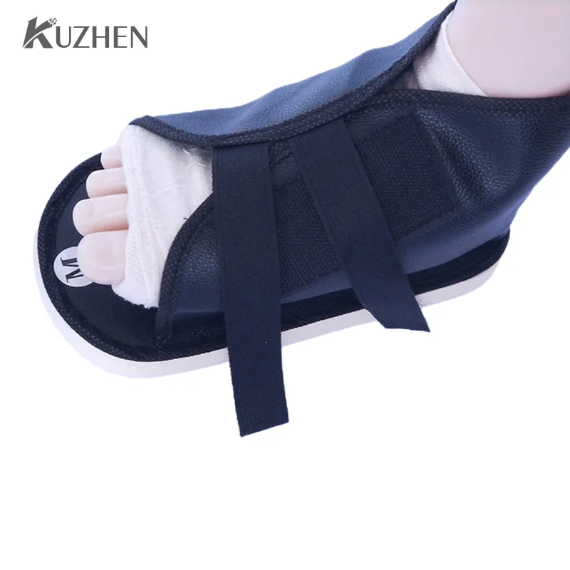 Anti Slip Flat Cast Walking Boot Shoe Breathable Foot Protection Broken Recovery Foot Drop Braces Cover Orthopedic Foot Supports