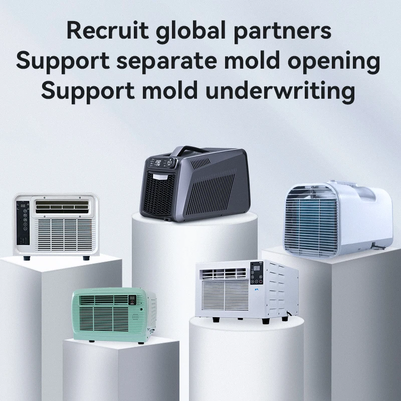 Condizionatore portatile 12 V/24 V CC - Mini unità CA mobile per auto/camper/camion (campeggio e uso esterno, raffreddamento 5000 BTU, basso rumore)