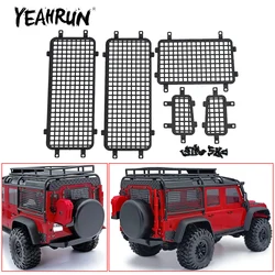 YEAHRUN Stainless Steel Stereoscopic Window Mesh Protective Net for TRX-4M Bronco Defender 1/18 RC Crawler Car Model Parts