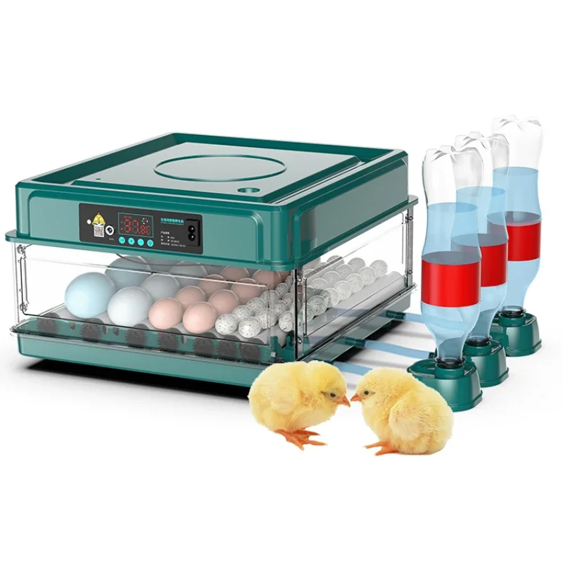 Automatic Chicken Egg Incubator and Hatcher Machine, 48 Eggs, New Type