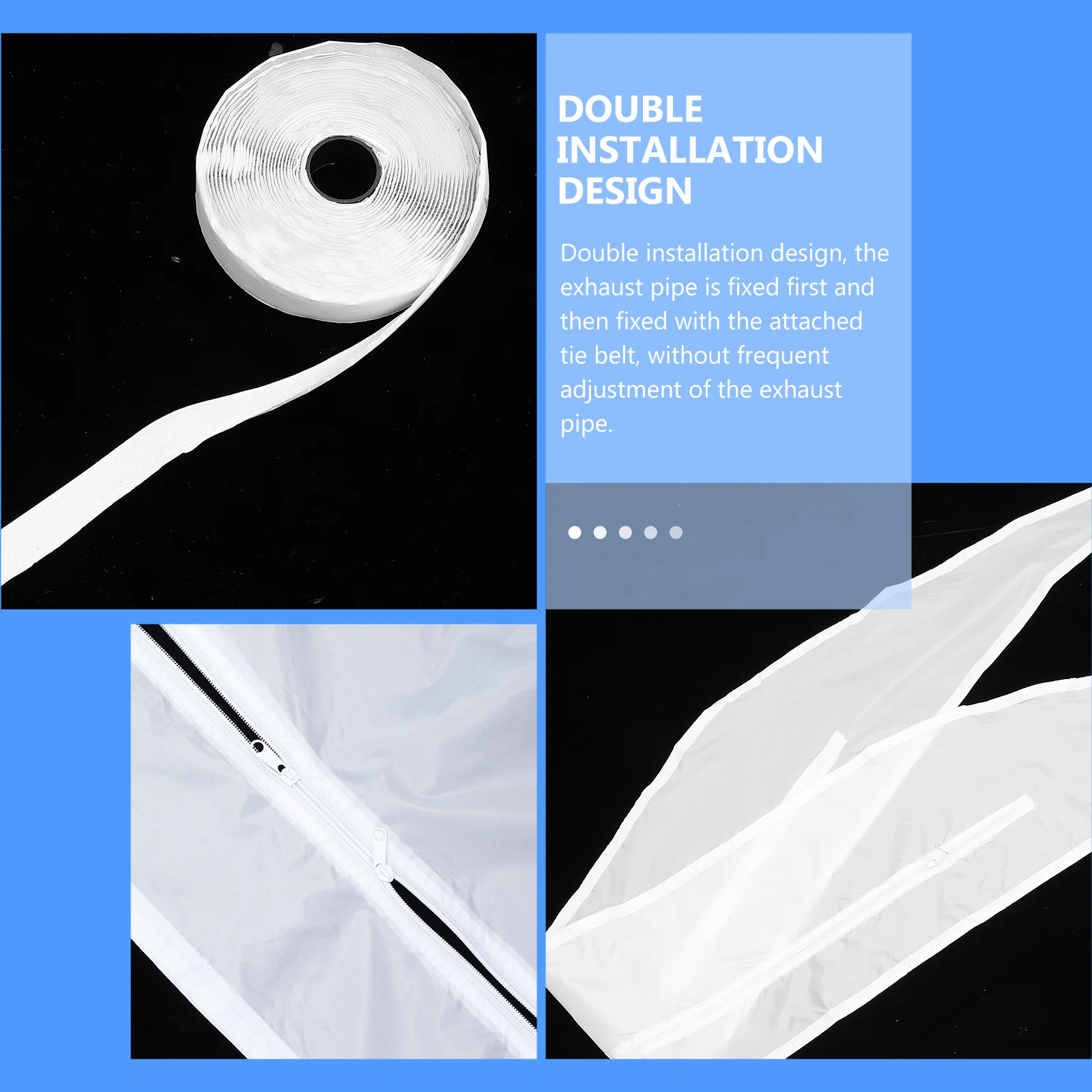 

Air Conditioner Sealing Cloth High Quality Oxford Fabric Easy Install Push Window Seal Cloth Mobile Use Accessory