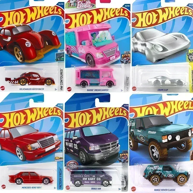 Original Hot Wheels Car Toy Alloy Diecast Latest Auto Sport Car Models Track Kids Toys for Children Truck Van 1:64 Boys Car Gift