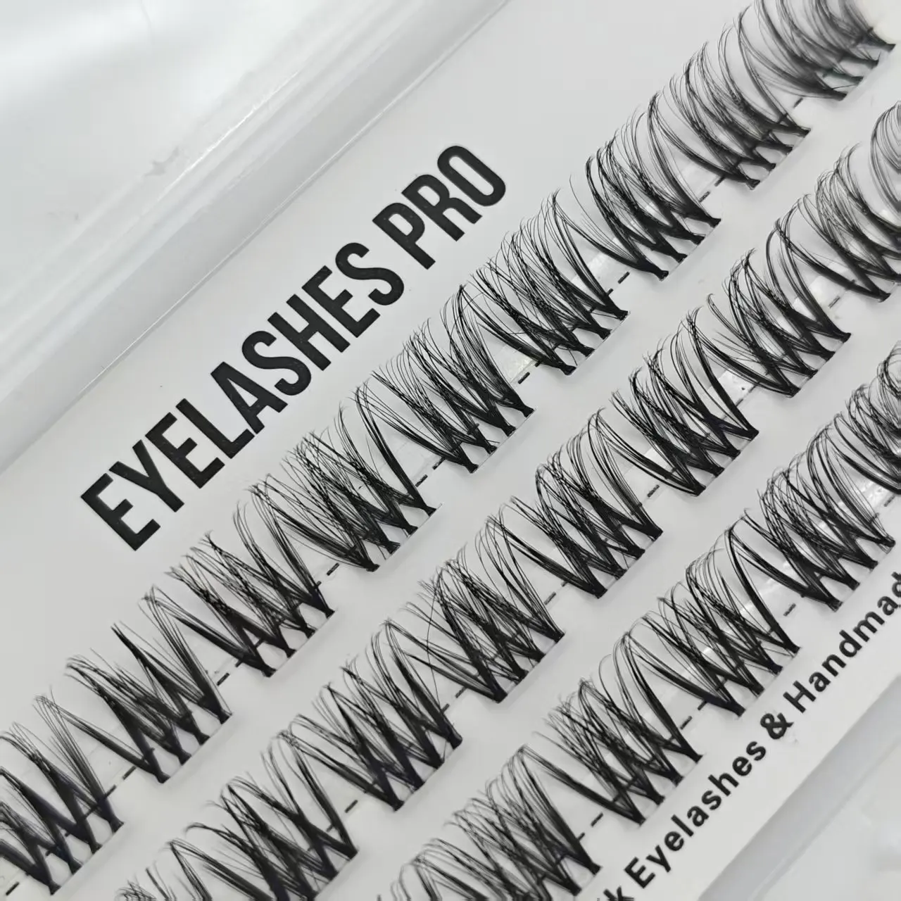BBA-003 DIY Hand Made Eyelash Extension Segmented Flase Lashes cluster Lash Bundles Soft Ribbon Strip Eyelashes Makeup Lashes