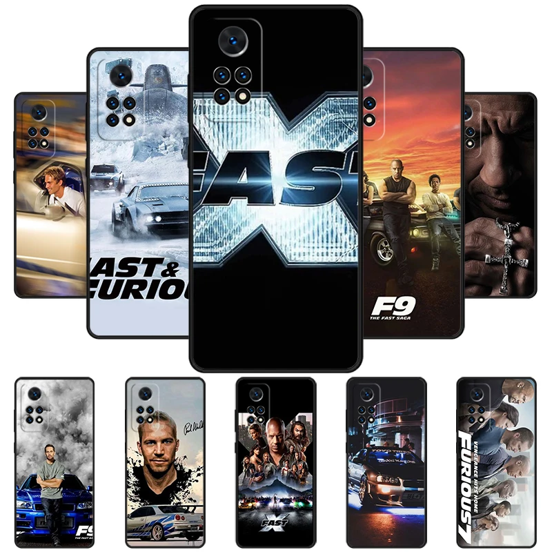 f-fast and f-furious Fast X Phone Case For Redmi Note 11 EPro 11S 10T 9S Promax 8 Pro Xiaomi Mi 11 12X 12S Ultra Cover