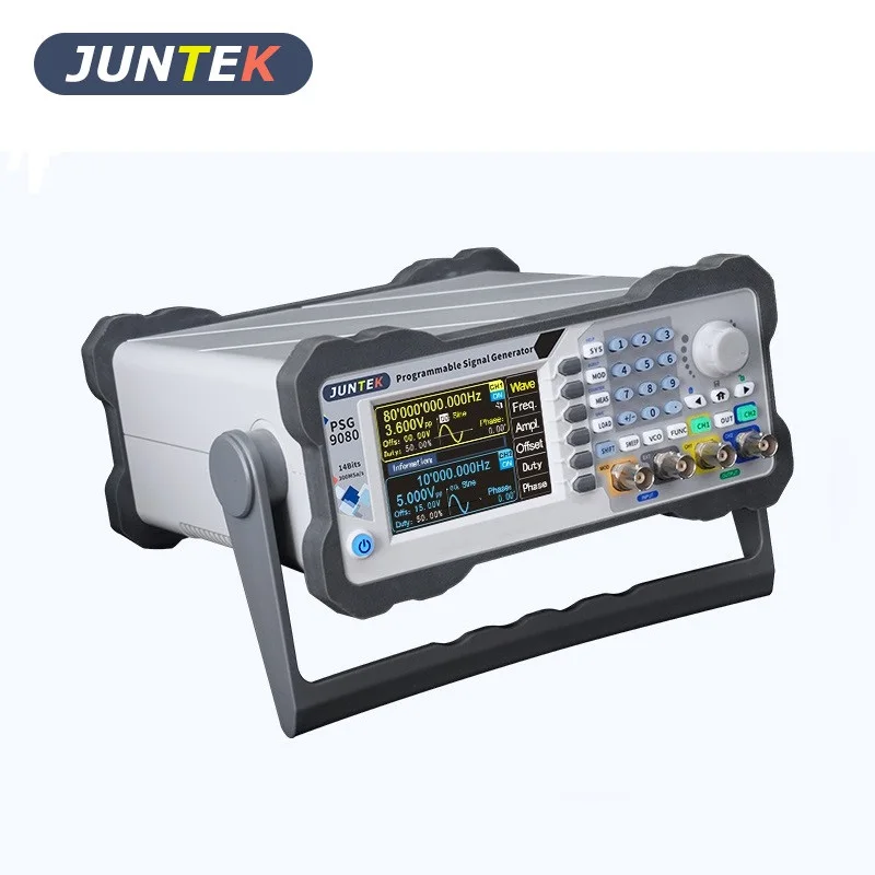 Juntek Psg9080 80m Dds Duplo-canal de Controle Digital Programável Arbitrária Forma de Onda Função Medidor Gerador de Sinal