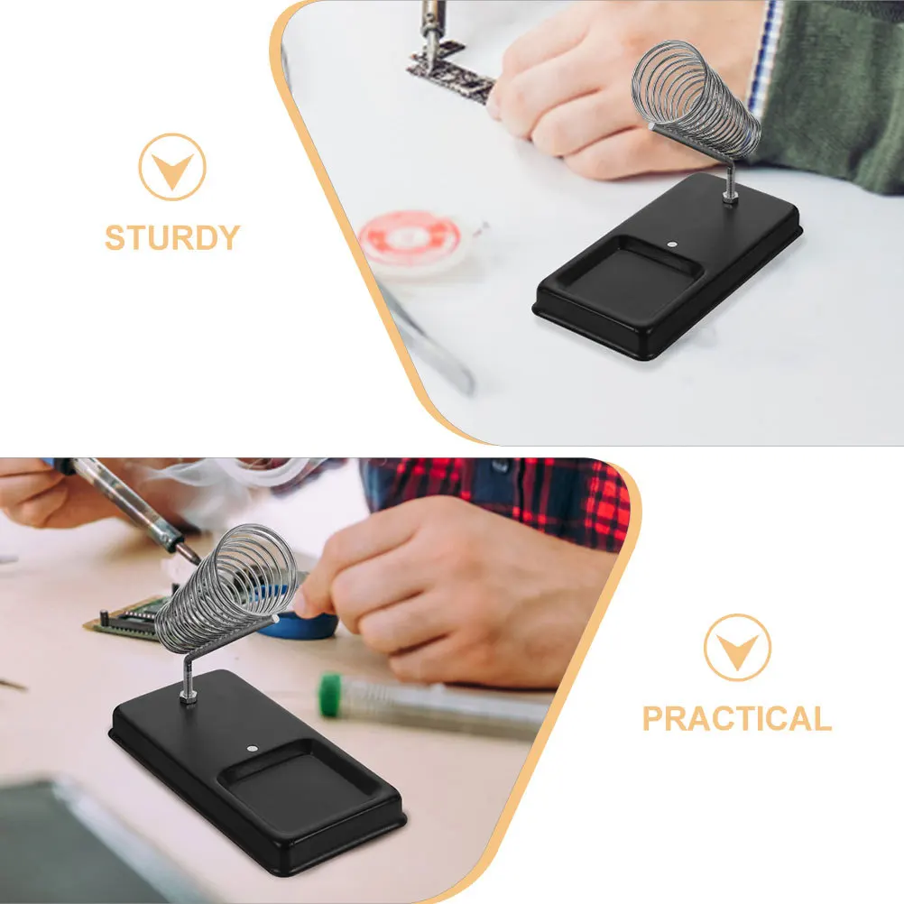 

6Pcs Soldering Iron Stand Metal Station Portable Stable Holder for DIY Crafts Soldering Accessories Solder Holder