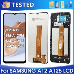 6.5''A12 For Samsung For  A125F A125M A125U A125N A125W LCD Display Touch Screen Digitizer Assembly Replacement