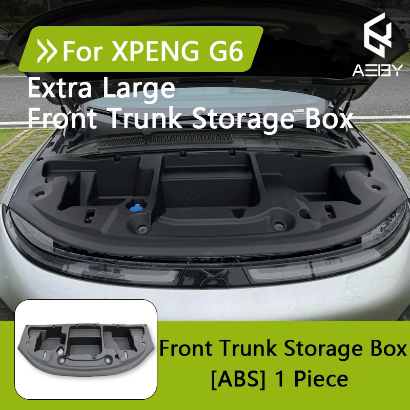 Für Xpeng G6 2023-2026 Vorderkoffer-Aufbewahrungsbox mit großer Kapazität, Motivationskabine, Aufbewahrungsbox, Modifikation, Autozubehör