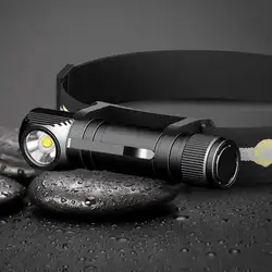 HD30B USB Type C Rechargeable Headlamp 18650 Super Bright LED Torch 1200lm Headlight with 3 Modes Power Indicator Magnetic Tail