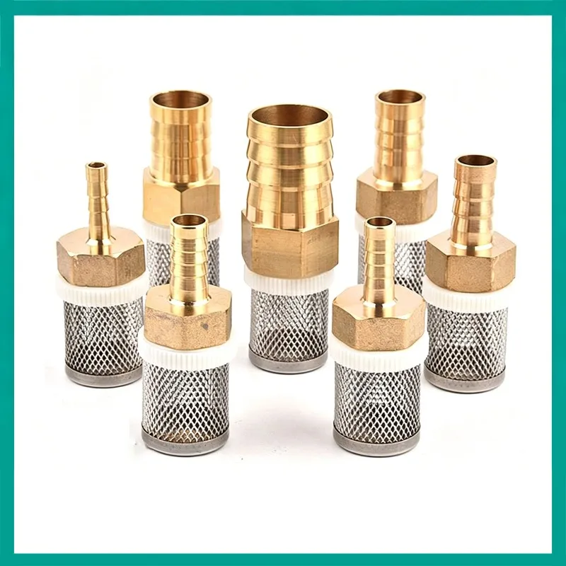 6-19mm Stainless Steel Mesh Filter Garden Irrigation Pump Protection Hose Filter Water Cleaning Mesh Brass Filter