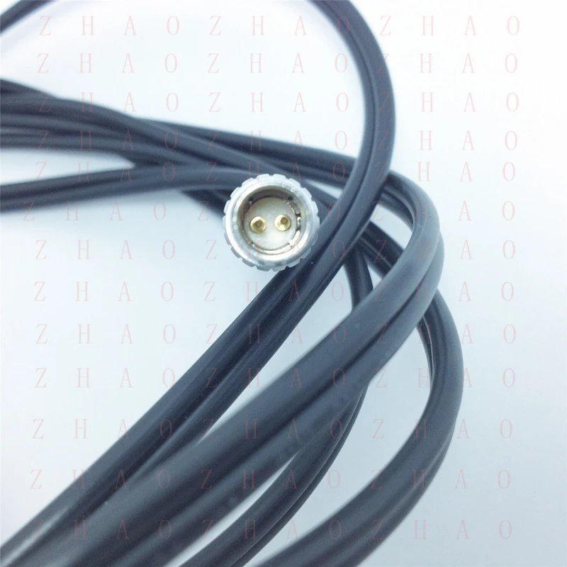 L+ for  Hemisphere S320 GPS External Power Cable 2-pin to Alligator Clips 12V