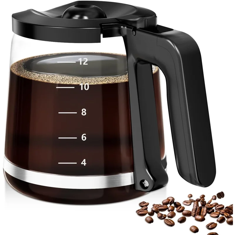 ABFU-For Mr. Coffee Maker استبدال 12 كوب إبريق قهوة - يعمل RF، PC SC، BVMC-RF300، BVMC-MSX23-NLY، BVMC-SC12BL1-2 موديلات #1