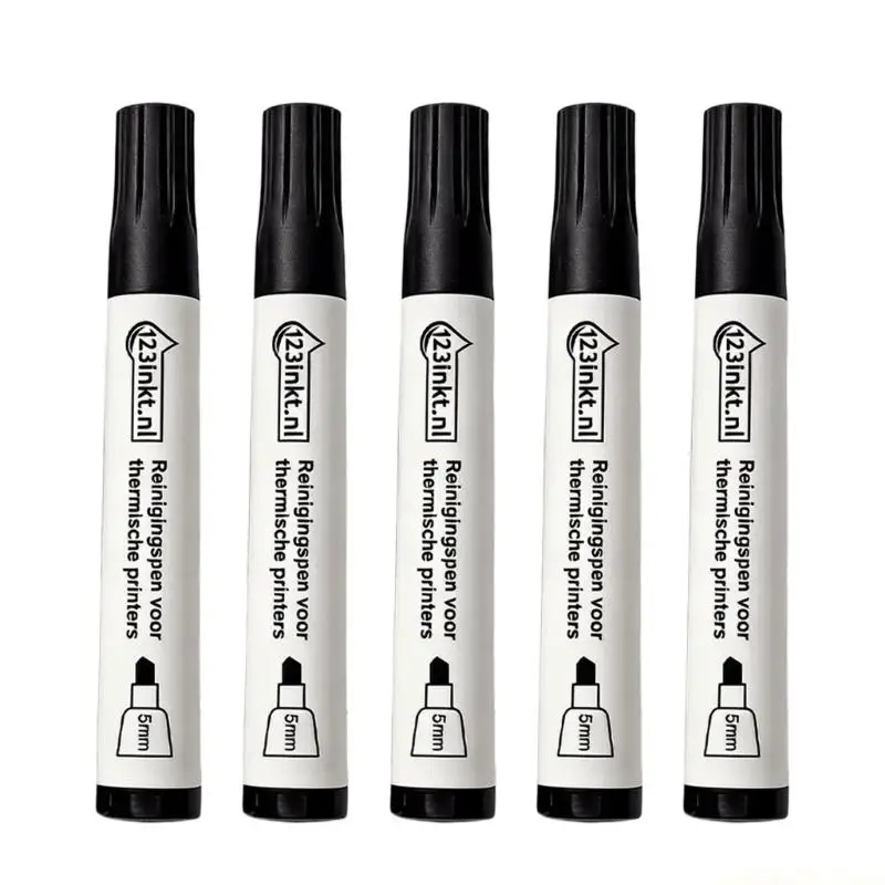Pack of Printer Cleaning Pen Set for Thermal Head, Receipts and Labels Use