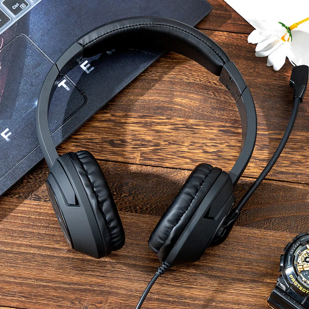 마이크가 있는 유선 USB 헤드셋, 음소거 기능이 있는 - Pc Gaming Center 리뷰 및 가격