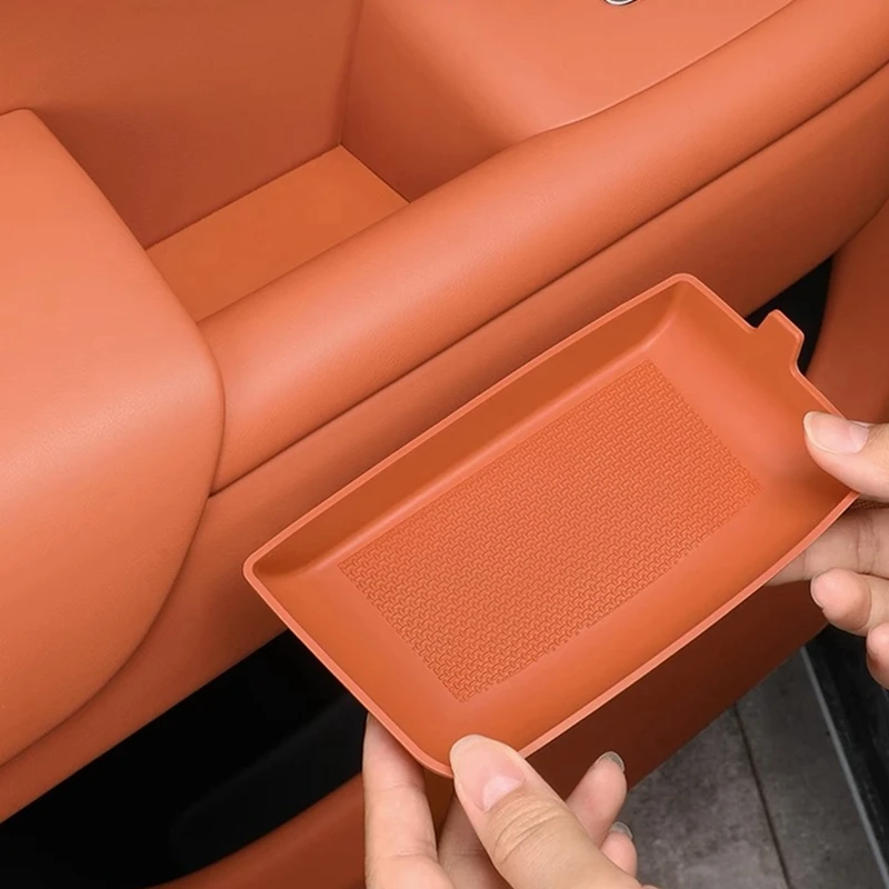 For Lixiang 2022 2023 L7 L8 L9 Car Door Handle Silicone Storage Pad Door Slot Protective Pad Accessories