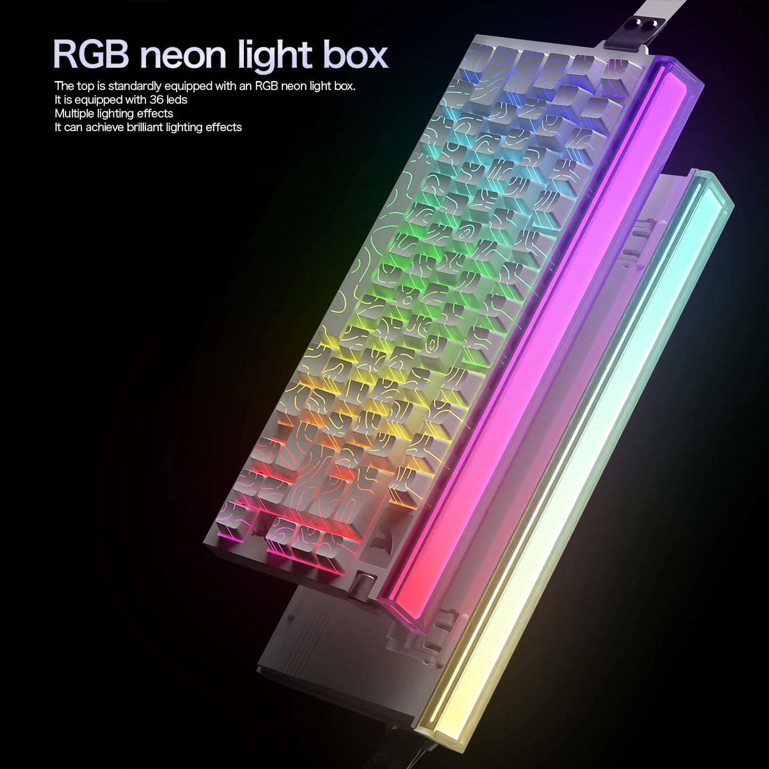 

ATTACK SHARK R85 HE Wired 8KHz Gaming Keyboard with Custom Lightbox,Magnetic Switch,0.005mm RT,Support RT/Snap Tap/DKS/MT/TGL