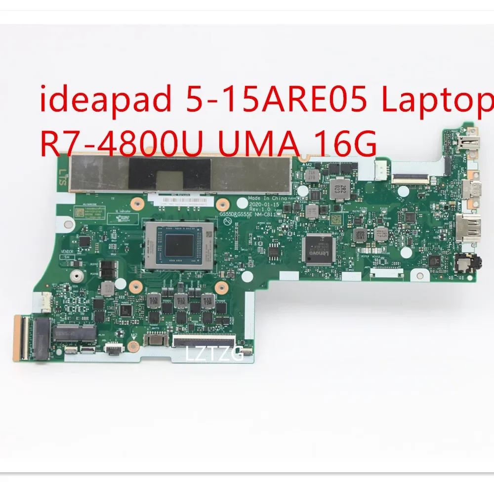 Motherboard For Lenovo ideapad 5-15ARE05 Laptop Mainboard R7-4800U UMA 16G 5B20S72545 5B21B33116