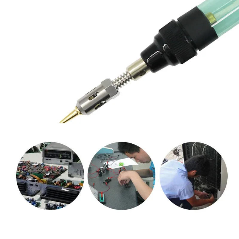 Automotive Electronics Torch Soldering Iron Butane Gas Soldering Iron Pen Welding Repair   Tool Kit