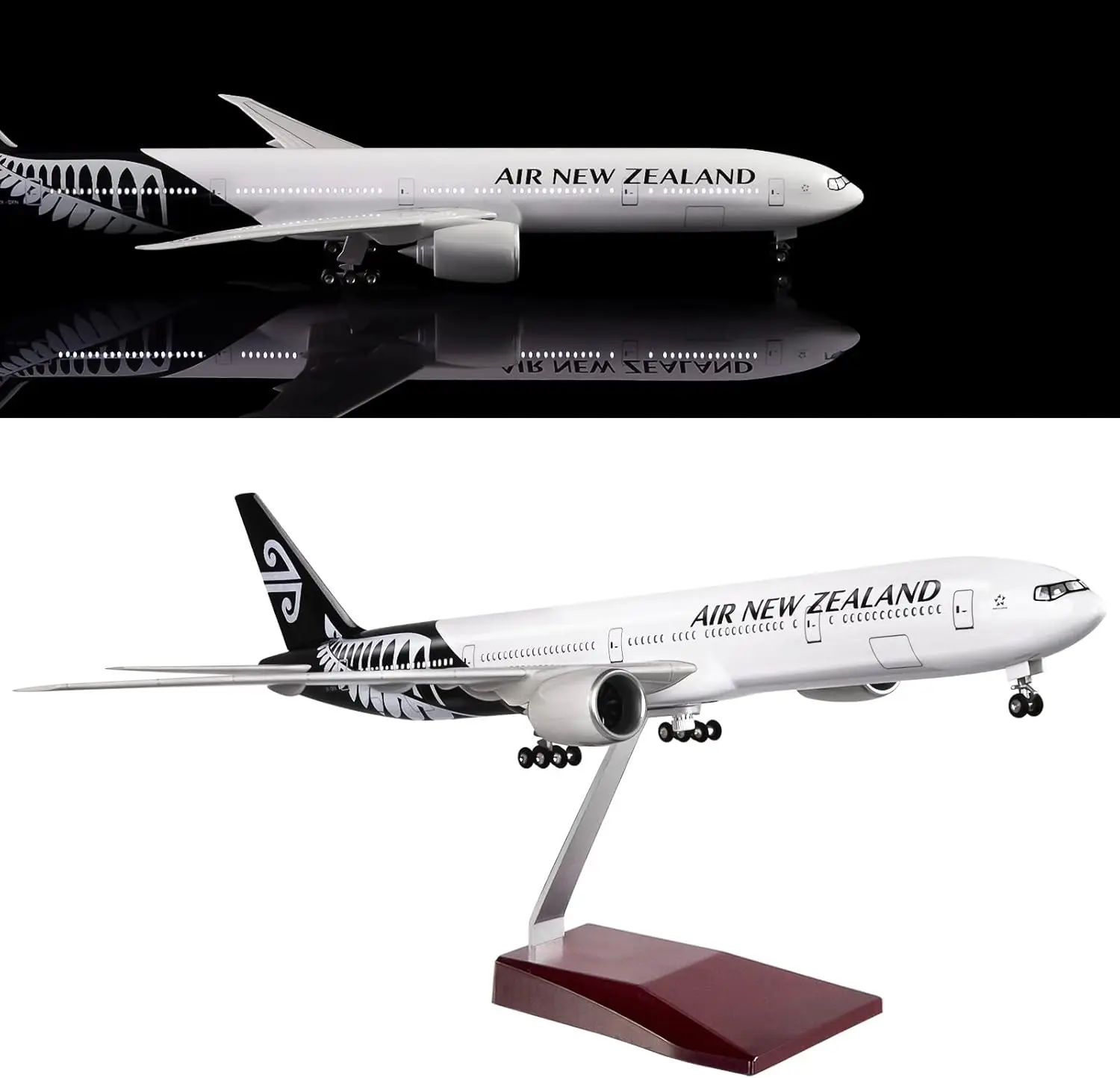 47cm B777 Air New Zealand Plane Diecast 1/157 Scale Airplane Model Resin Adults Fun Assemble Gift Decor Flight Machine Model