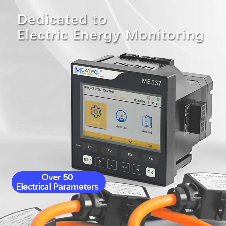 Electric Energy Monitoring Power Quality Ana lyzer ME537 Three Phase Power Quality Tester Energy