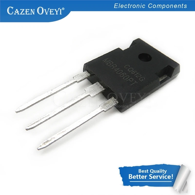 5pcs/lot MBR4060PT MBR4060APT MBR4060 TO-247 40A 60V Schottky transistor/In Stock