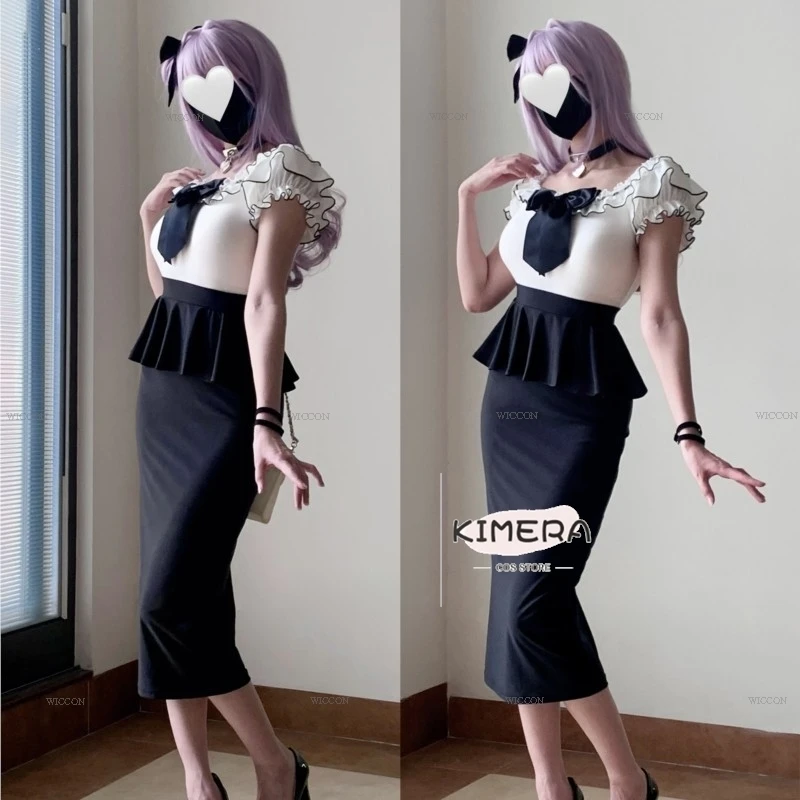 

Nikke Dorothy Doujin Jirai kei Cosplay Lolita Skirt Set Blouse Slim Dress Skirt Women Date Outfit Japanese disfraz adulto mujer
