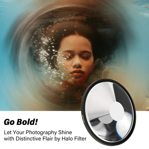 Filtro de prisma Vortex Walking Way, filtro de lente Halo FX, filtro de vidrio de efecto especial, lentes y accesorios de fotografía