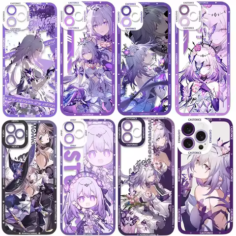 Honkai Star Rail Castorice Phone Case For Samsung Galaxy S25 Ultra S24 S22 S23 Plus Note 20 Ultra 5G S21 S20 S24 FE Cute cover