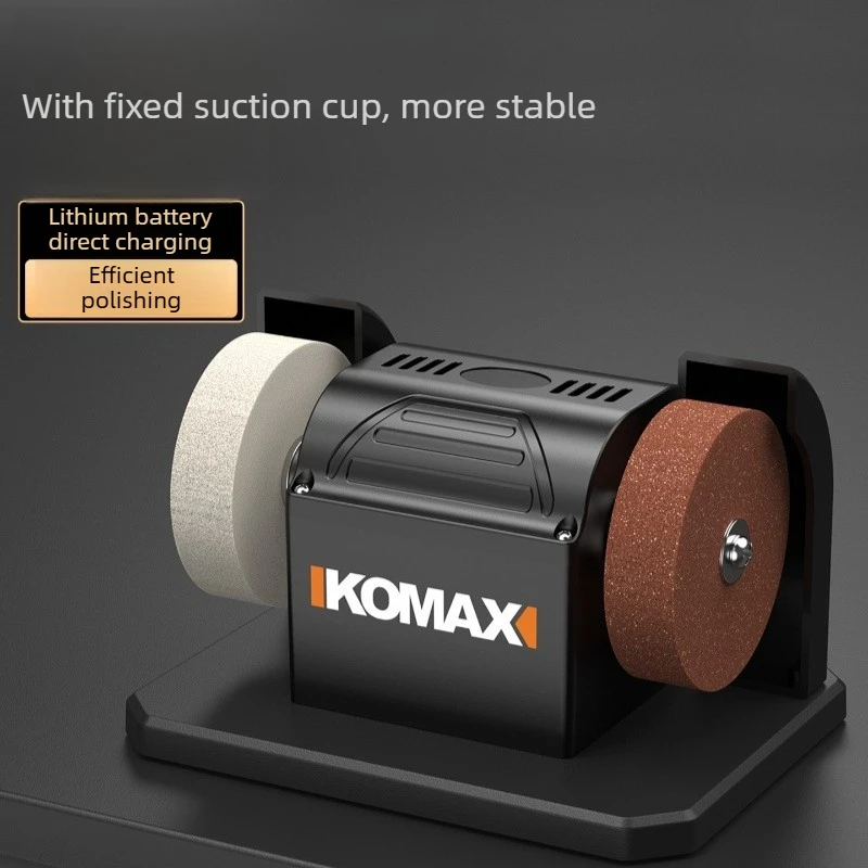 Small Desktop Grinder Mini Electric Sharpening Machine Dual Wheel Rust Removal Polishing Tool