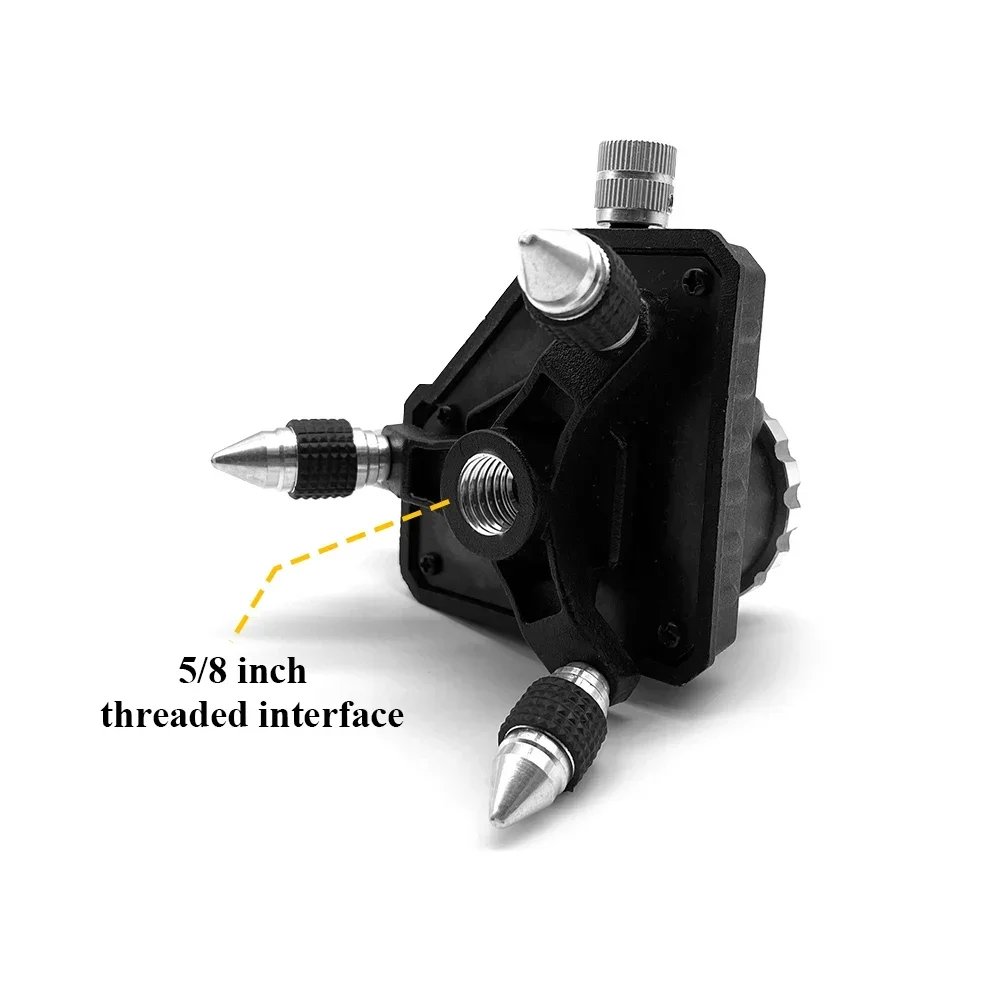 Adjustable Rotation Laser Level Metal Tripod Bracket 360 Rotation Base for 1/4 inch Interface Tripode Para Nivel Laser