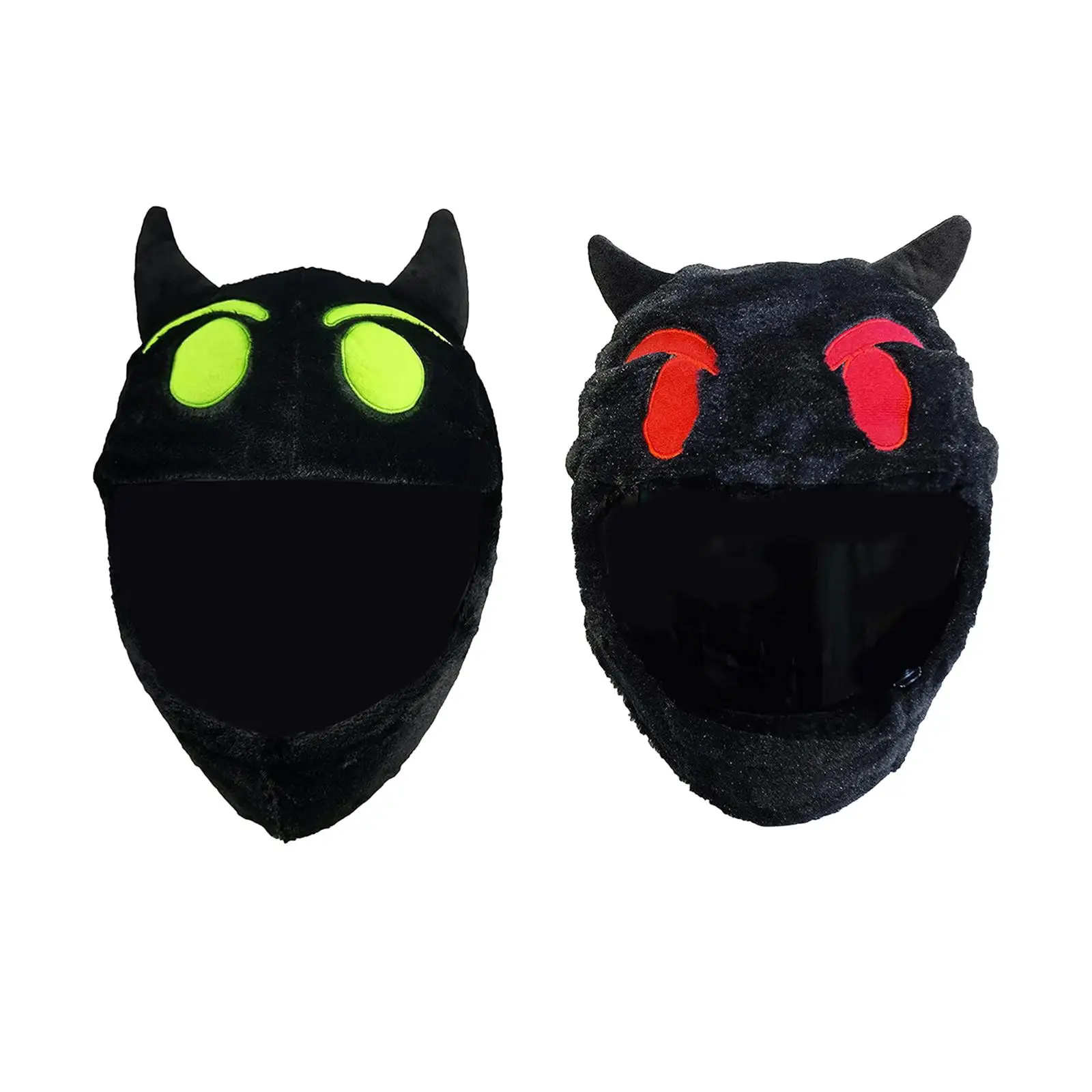 Devil Helmet Cover Helmet Cover Cute Motorbike Accessories Creative Gifts Soft Decorative Easy to Install Universal