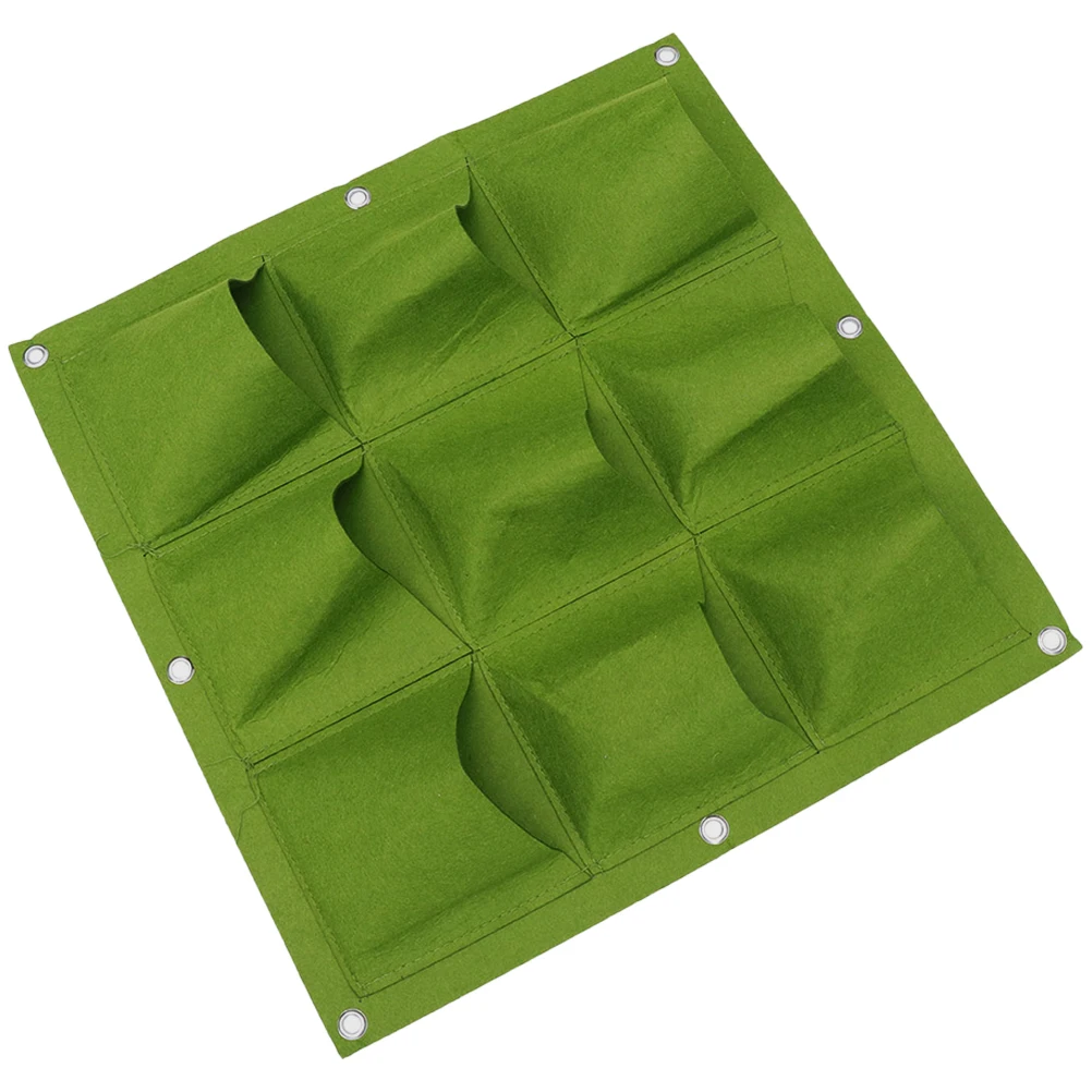 

Vertical Hanging Planting Bags Felt Fabric Grow Bags Wall Gardening Planters Outdoor Nursery Containers For Herbs Flowers
