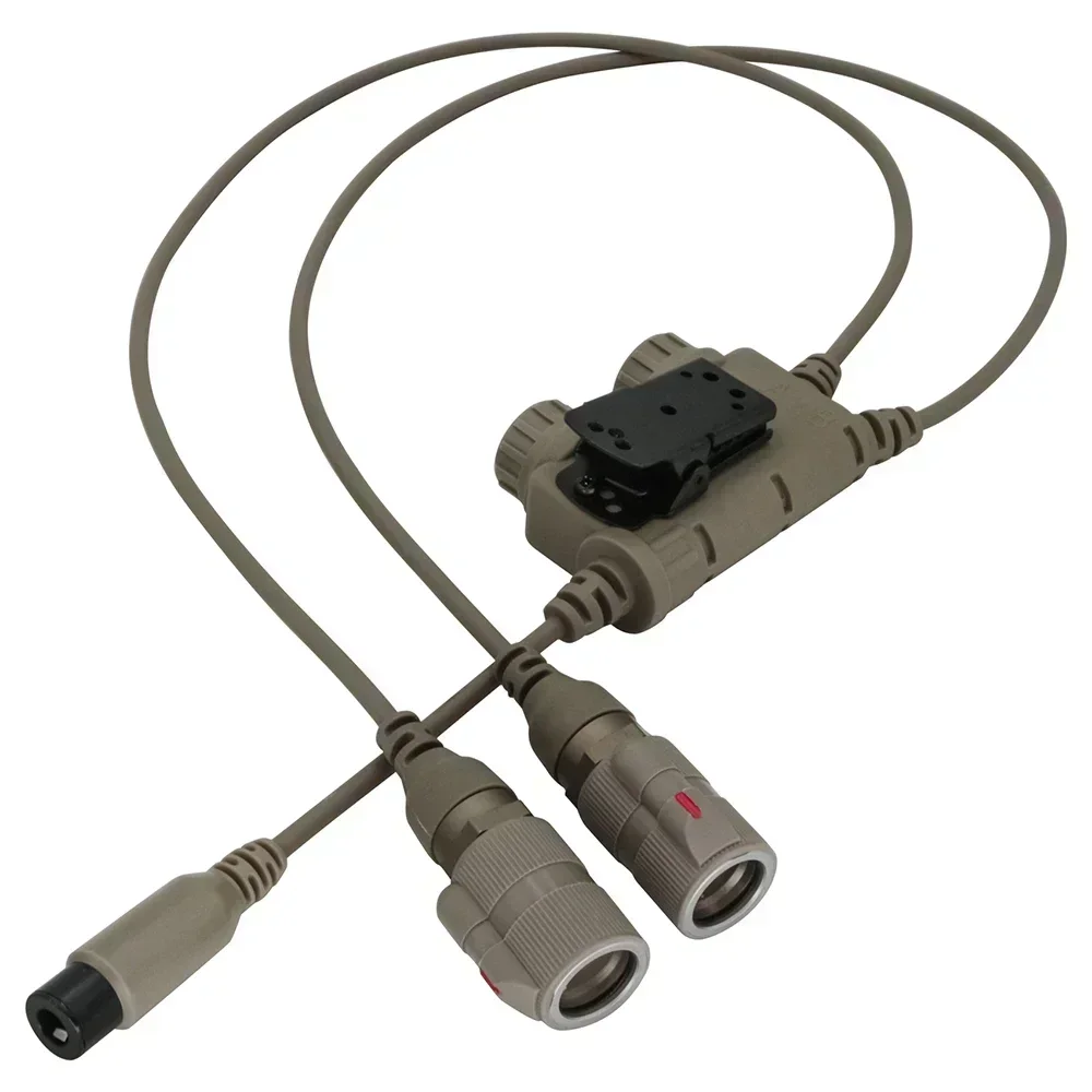 Conector PTT táctico para walkie PRC – comunicación dual - imagen 3