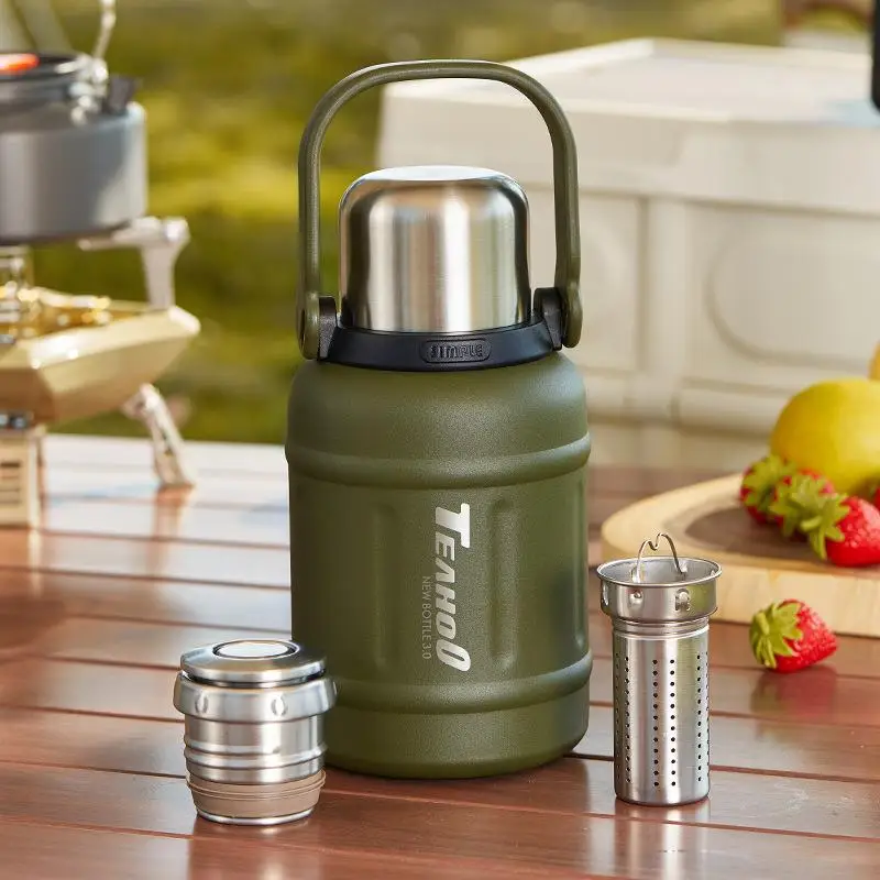 

Large Capaci Stainl Steel Insulated Water Bottle Portable Outdoor Men's Version TonTon Barrel New Model Thermal Cup