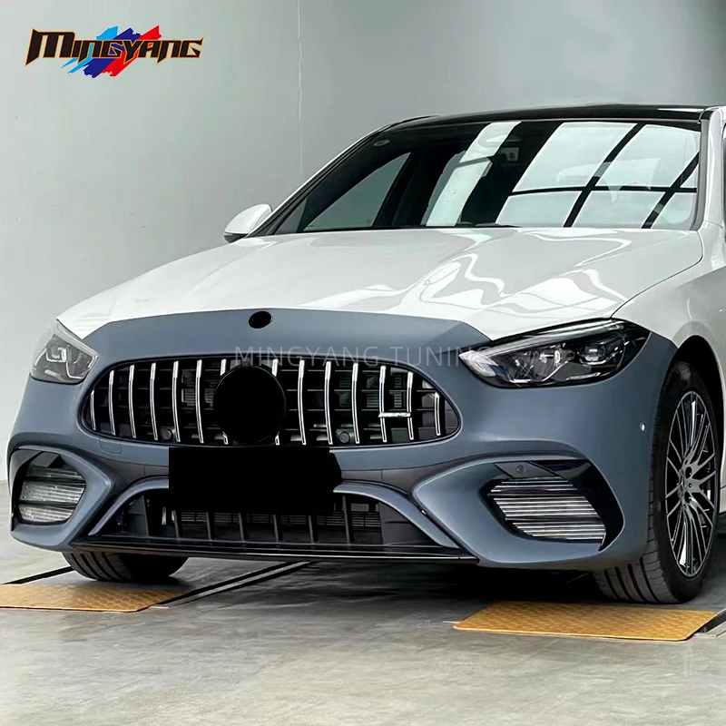 

Factory Hot Selling Mingyang Tuning Bodykit C63 Facelifts for BENZ C Class W206 Upgrade Car Bumper Grille Diffuser Body Kit