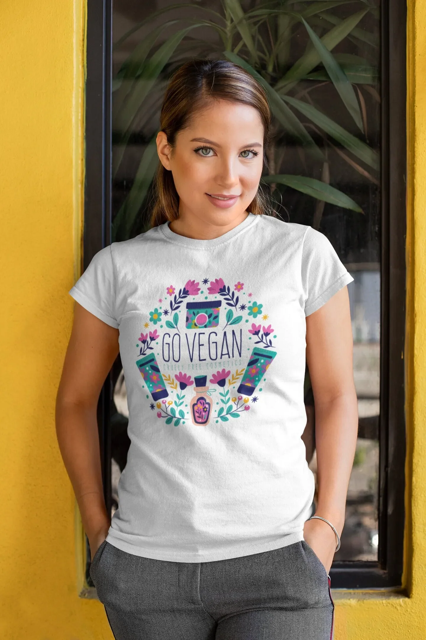 Go Vegan Cruelty Free T Shirt Animal friendly clothing Eco fashion activism Trending Design