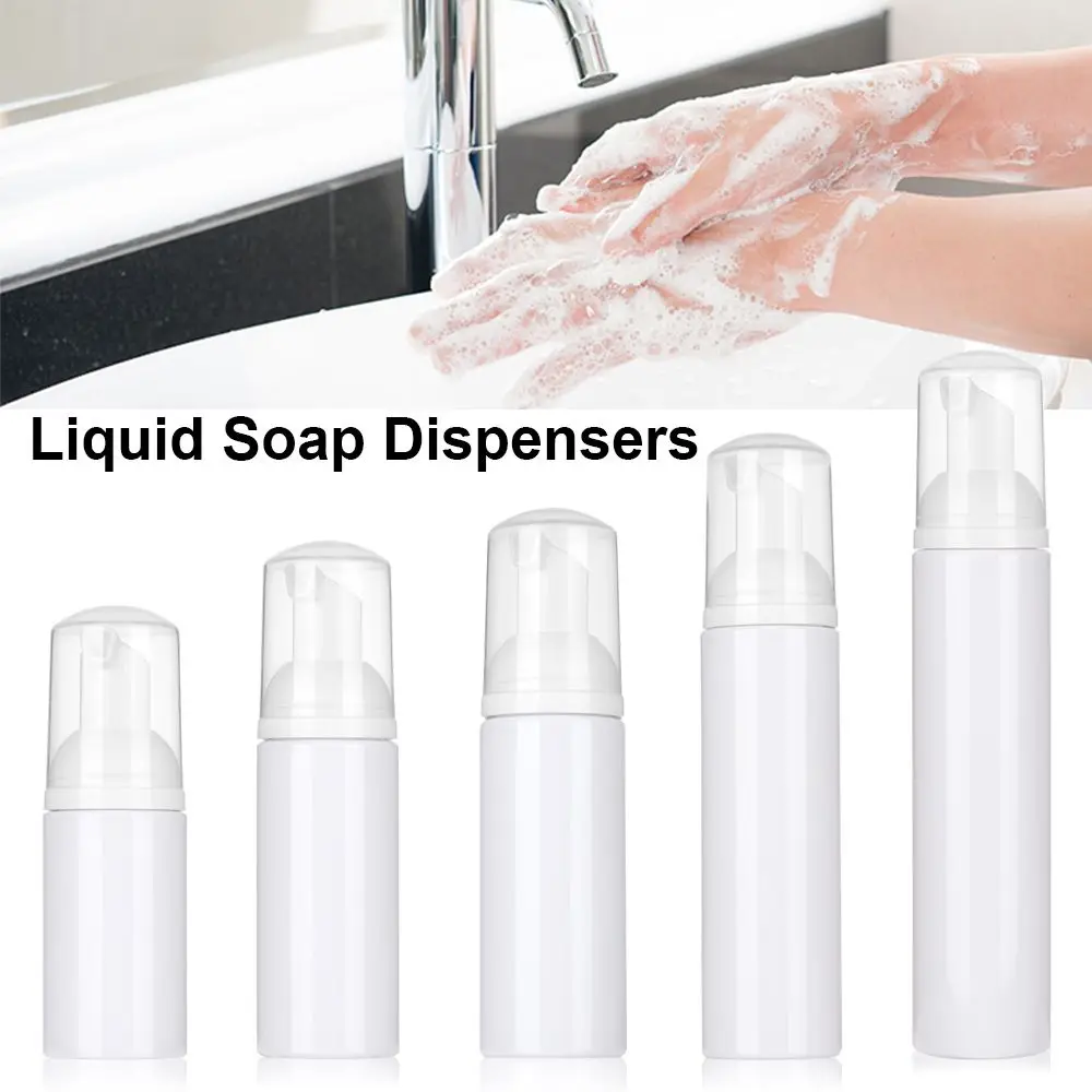 

New Plastic Shampoo Shower Gel Pump Container Foaming Bottle Liquid Soap Dispenser