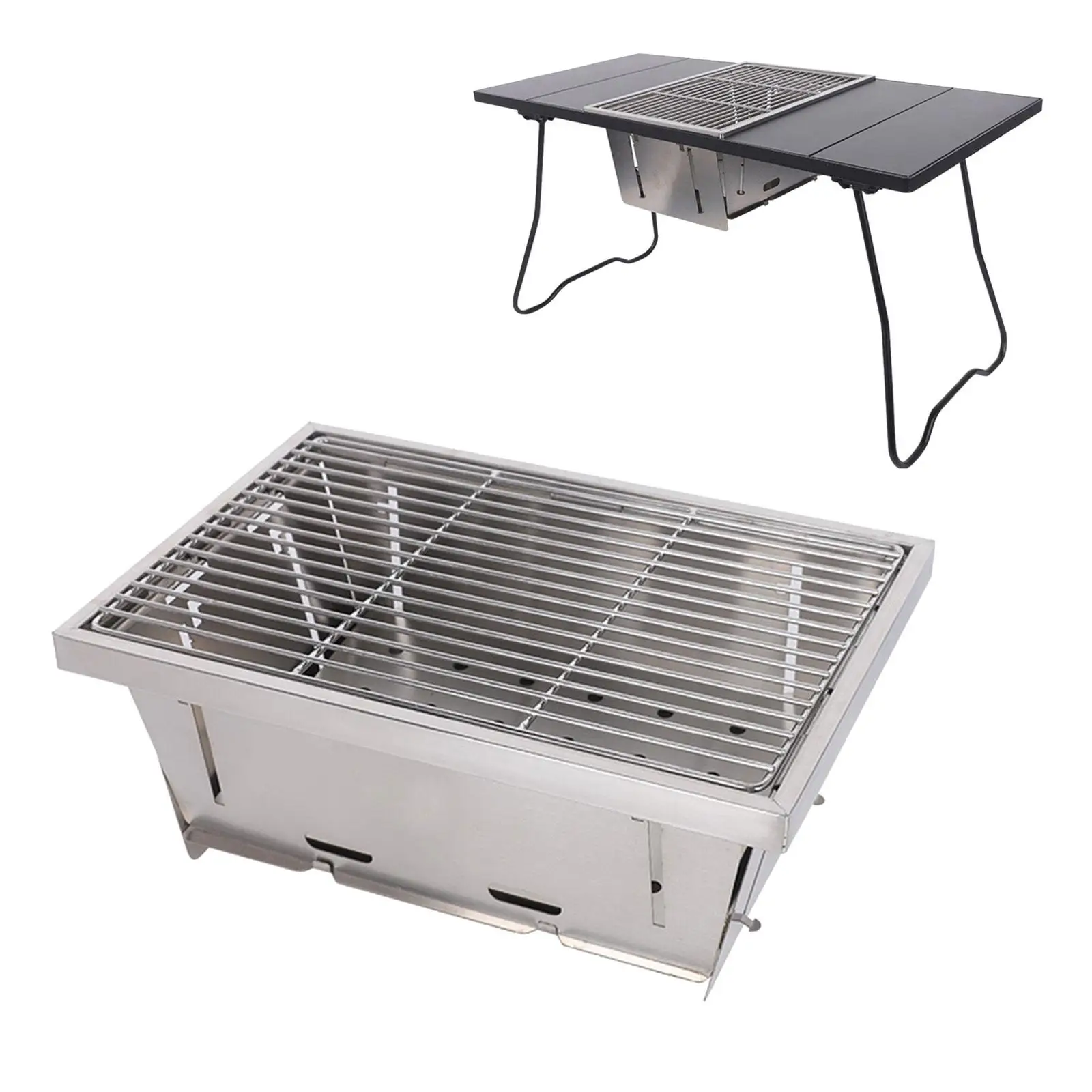 

Barbecue Grill Cooking Foldable Outdoor Grill for Backpacking Garden Camping