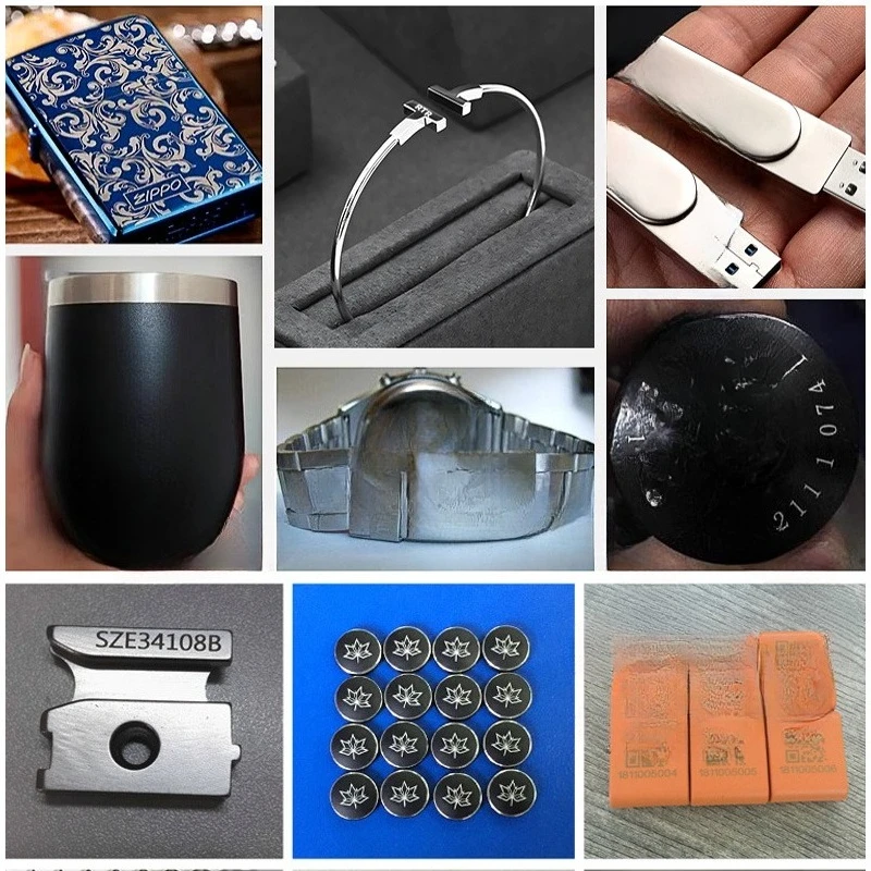 Laser marking machine Metal plastic coding machine Fiber laser engraving machine