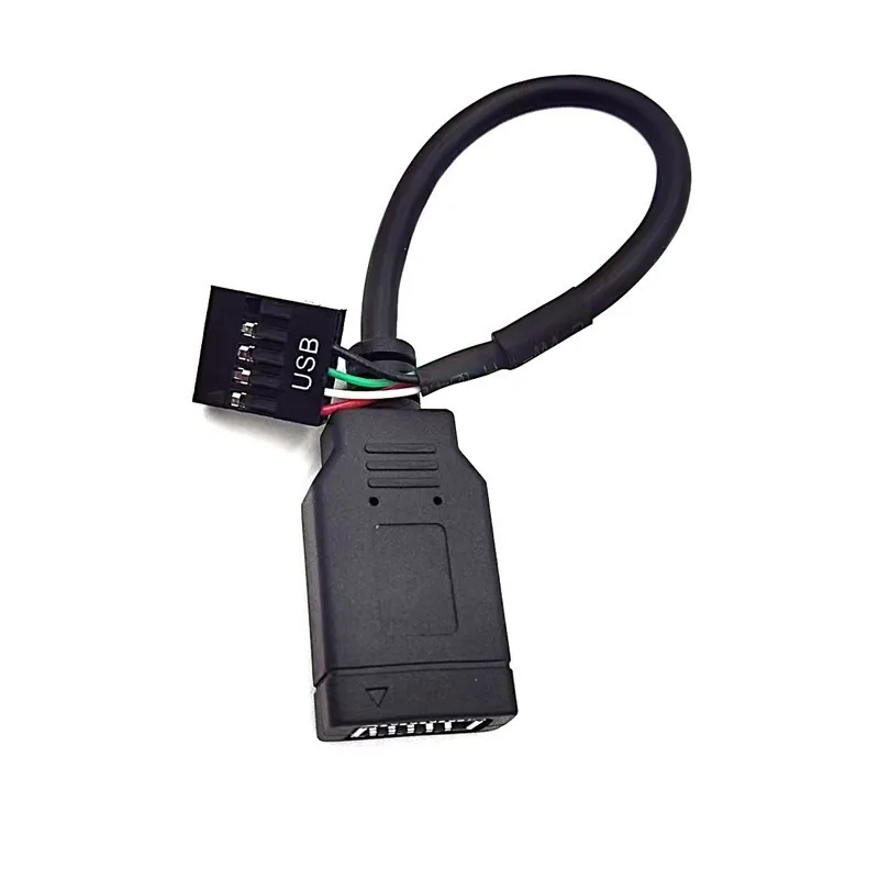 สายเชื่อมต่อ USB 2.0 9 พิน เป็น Type E สำหรับเมนบอร์ดภายใน 9 พิน เป็น Type KEY A เป็น USB AM สำหรับเคสคอมพิวเตอร์ แผงด้านหน้าแบบ Type C