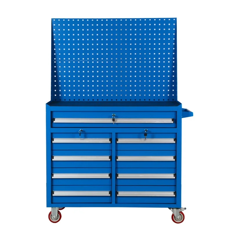 Multi-layer drawer tool cabinet factory workshop lathe workbench enlarged mobile heavy tool cart hardware locker