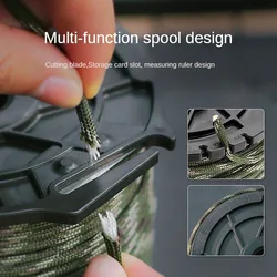 ISE MOUNT Multifunctional spool for climbing ropes and paracords camping gear