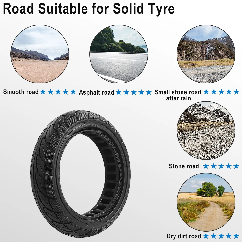 50/75-6.1 Vollgummireifen für Gotrax XR GXL V2 Apex XL Hover 1 Jive Journey Aovopro Es80 Elektroroller 8.5x2.0 Reifen für Xiaomi – Detail 6
