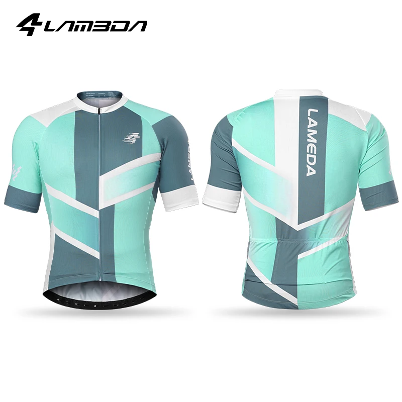 LAMEDA New Men's Short-sleeved Sports Cycling Clothing Cycling Fitness Outdoor Road Cycling Breathable and Dry Cycling Clothing