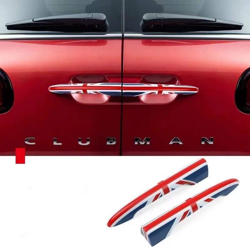 Car Trunk Handle Cover For MINI JCW F54 R55 Clubman Exterior Rear Door Decoration Accessories 2PCS