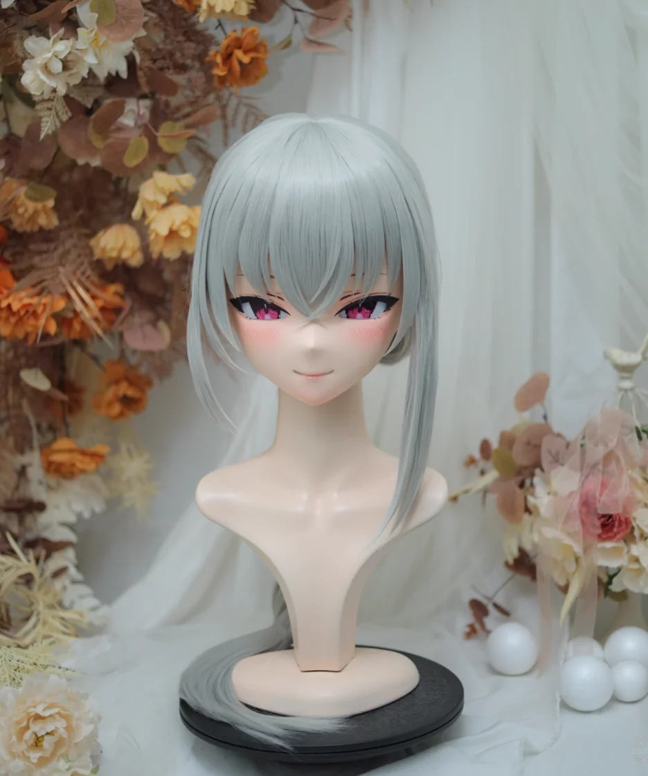 

(NFD-20-27)Customize Full Head With Lock Crossdress Doll Female/Girl Japanese Anime Cartoon Character Kig Cosplay Kigurumi Mask